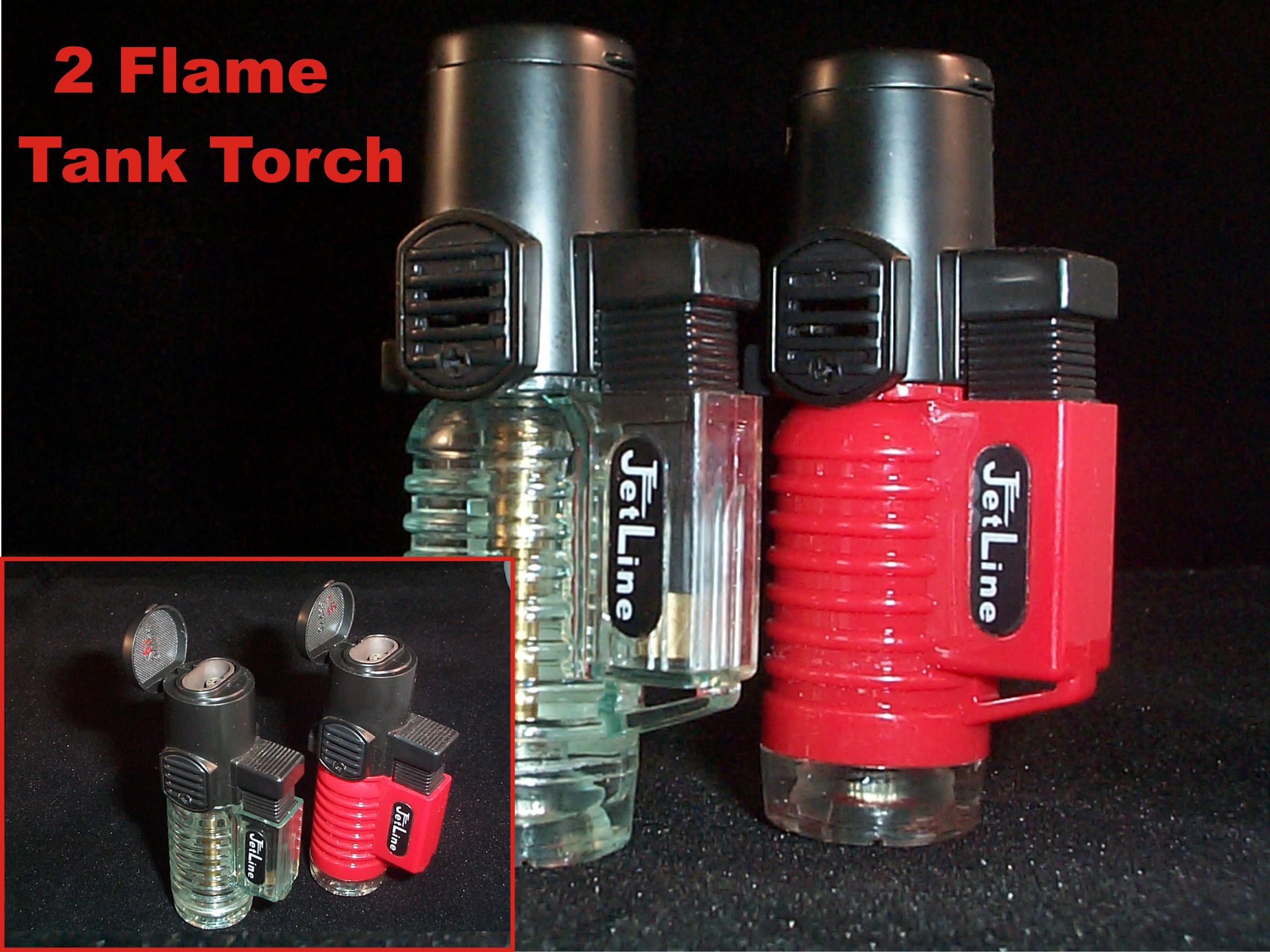 bobalu double flame torch lighter